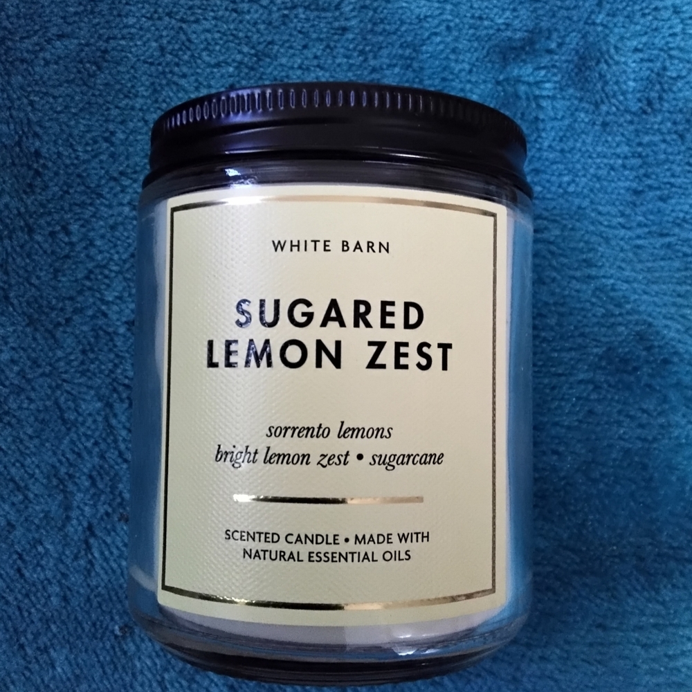 Bath and Body Works Sugared Lemon Zest Candle 7 oz